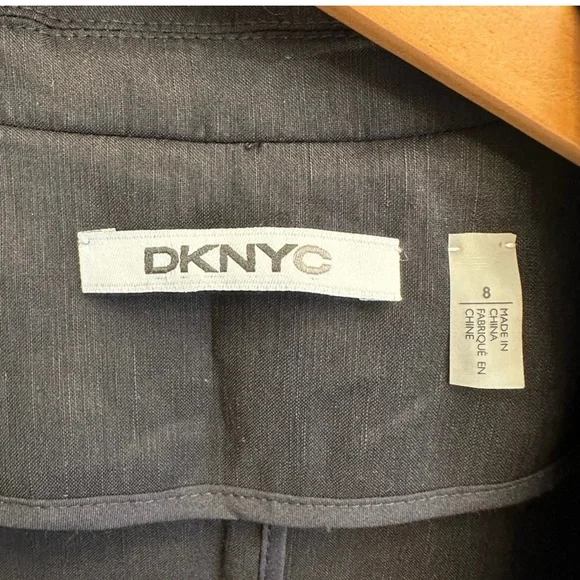 DKNY True Black Linen Blazer - Picture 3 of 8